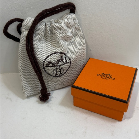 Authentic VINTAGE Hermès Leather Triple Tour Kelly Aldion Bracelet - Picture 7 of 9